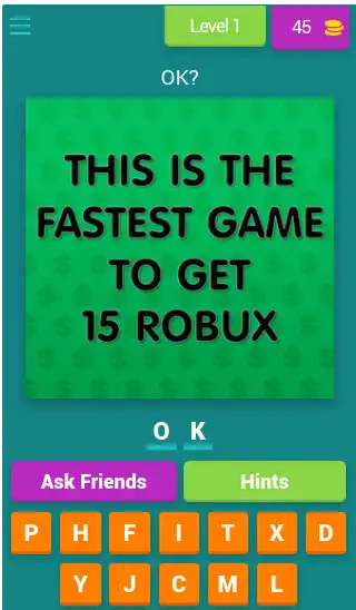 Play 15 robux  and enjoy 15 robux with UptoPlay
