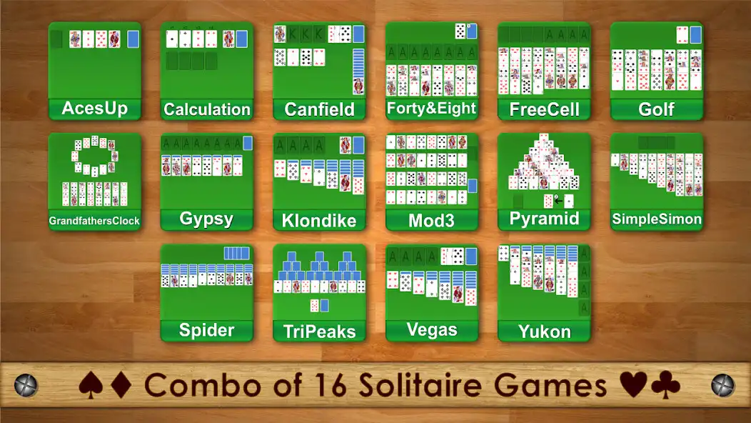 Play 16 Solitaire - Card Game Combo  and enjoy 16 Solitaire - Card Game Combo with UptoPlay