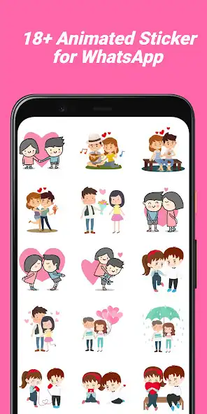 Play 18+ Love Stickers - WASticker as an online game 18+ Love Stickers - WASticker with UptoPlay