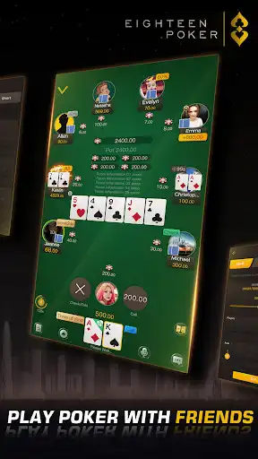 Play 18 Poker as an online game 18 Poker with UptoPlay