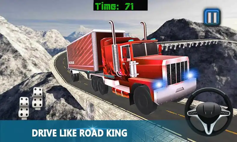 Play 18 Wheeler: impossible Road Truck challenge  and enjoy 18 Wheeler: impossible Road Truck challenge with UptoPlay