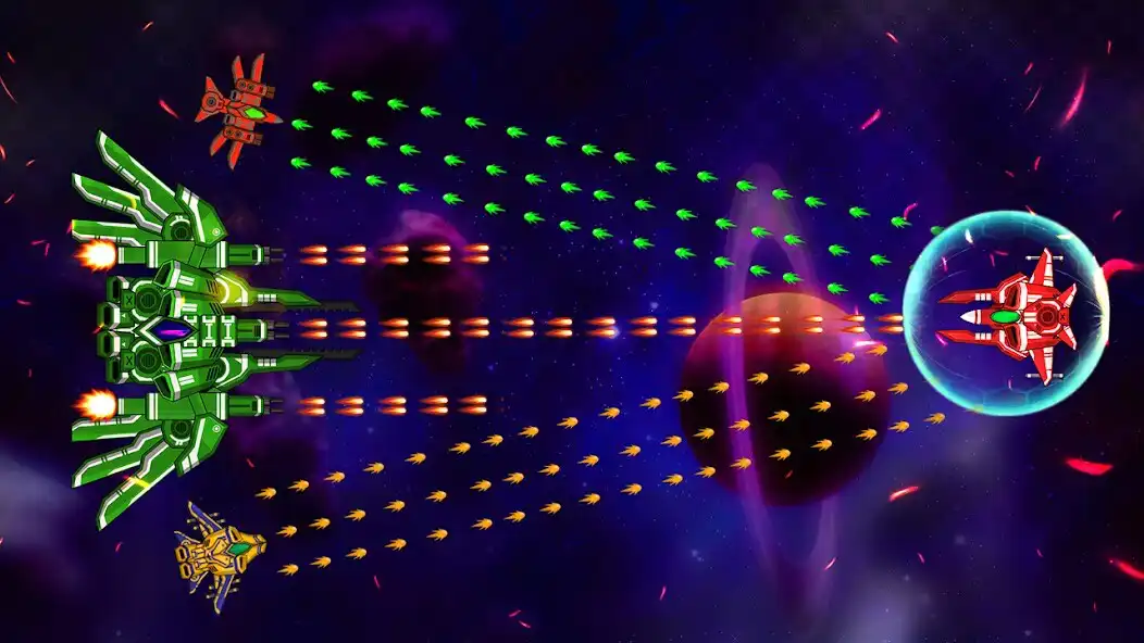 Play 1945 SPACE SHOOTER GALAXY WAR as an online game 1945 SPACE SHOOTER GALAXY WAR with UptoPlay