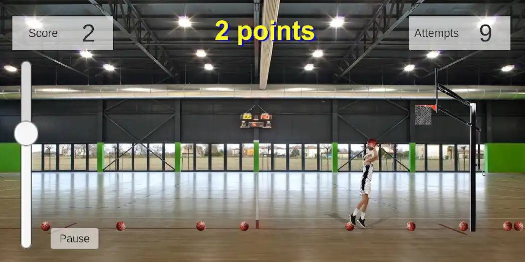 Play 1 Button Basketball as an online game 1 Button Basketball with UptoPlay