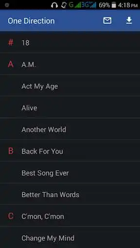Play 1D Lyrics as an online game 1D Lyrics with UptoPlay