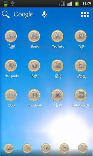Play 1 Euros Icon Pack  and enjoy 1 Euros Icon Pack with UptoPlay