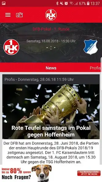 Play 1. FC Kaiserslautern as an online game 1. FC Kaiserslautern with UptoPlay
