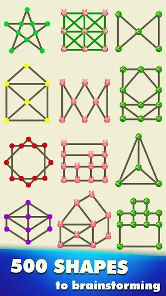 Play 1 Line - Draw 1 Stroke By One Touch - Shape Games  and enjoy 1 Line - Draw 1 Stroke By One Touch - Shape Games with UptoPlay