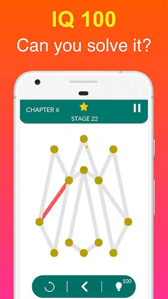 Play 1 LINE - Link Dots with One Stroke as an online game 1 LINE - Link Dots with One Stroke with UptoPlay