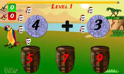 Play 1st - 4th Grade Math Pirate