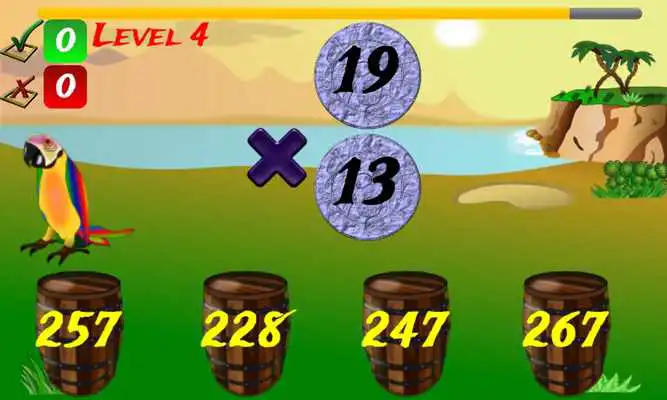 Play 1st - 4th Grade Math Pirate