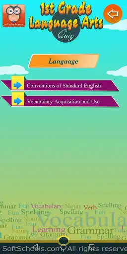Play 1st Grade Language Arts as an online game 1st Grade Language Arts with UptoPlay