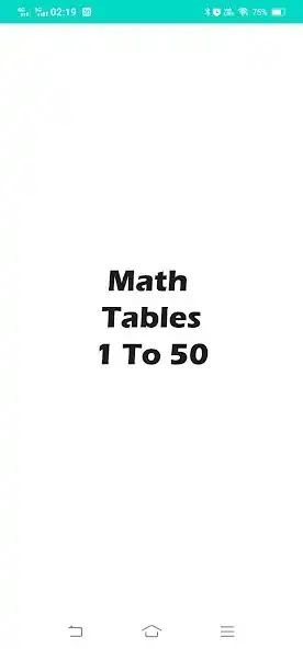 Play 1 TO 50 Math Tables  and enjoy 1 TO 50 Math Tables with UptoPlay