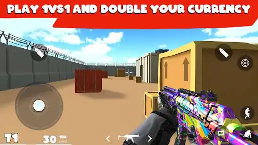 Play 1v1 Battle Royale: ShootGun  and enjoy 1v1 Battle Royale: ShootGun with UptoPlay