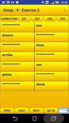 Play 2000 Spanish Words (most used)