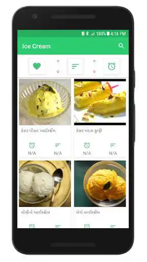 Play APK 200+ Ice Cream Recipes Gujrati  and enjoy 200+ Ice Cream Recipes Gujrati with UptoPlay com.pingix.icecreamgujrati