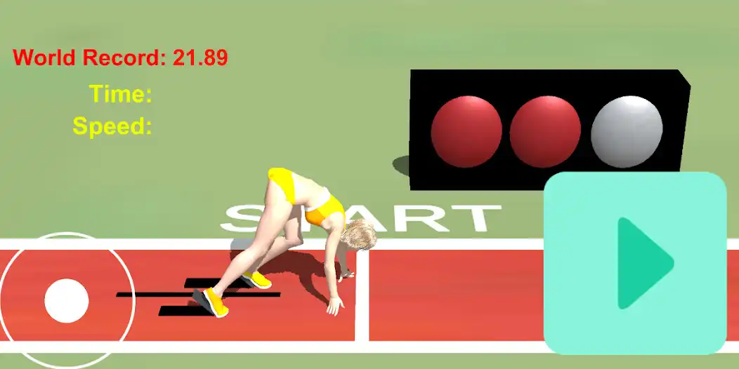 Play 200m Dash as an online game 200m Dash with UptoPlay