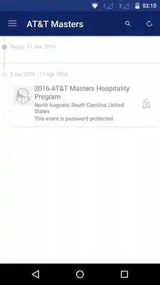 Play 2016 ATT Masters Hospitality