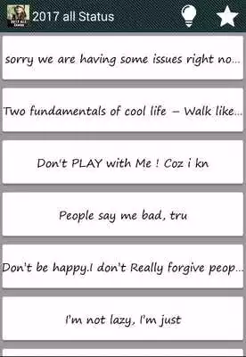 Play 2017 all Status