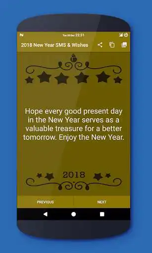 Play 2018 New Year SMS  Wishes  and enjoy 2018 New Year SMS  Wishes with UptoPlay