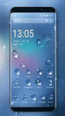 Play 2018 Raindrops Launcher Theme