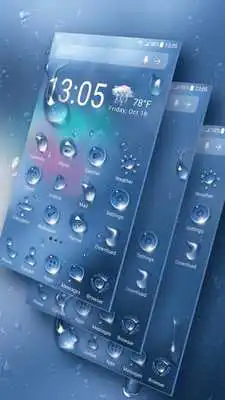 Play 2018 Raindrops Launcher Theme