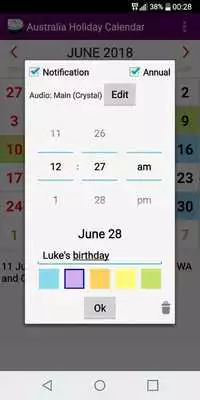 Play 2019 Aussie Holiday Calendar (National  Local)