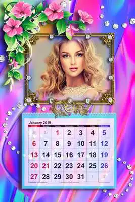 Play 2019 Calendar Photo Frames New Year Greeting Frame