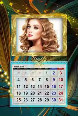 Play 2019 Calendar Photo Frames New Year Greeting Frame