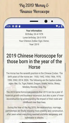 Play 2019 Chinese Horoscope as an online game 2019 Chinese Horoscope with UptoPlay