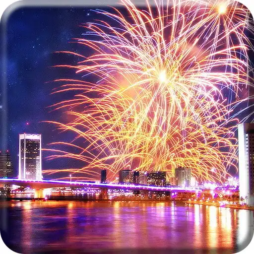 Play 2019 Fireworks Live Wallpaper Free APK