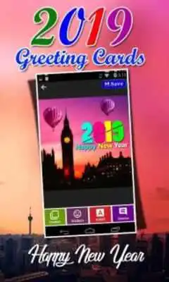 Play 2019 New Year Greetings, Gifs and Photo Frames