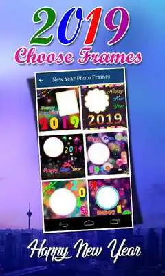 Play 2019 New Year Greetings, Gifs and Photo Frames