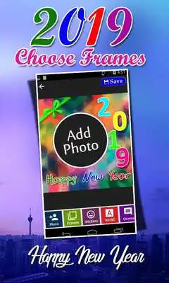 Play 2019 New Year Greetings, Gifs and Photo Frames