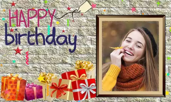 Play 2020 Happy Birthday Photo frame And Stickers