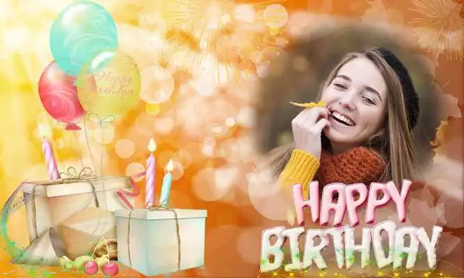 Play 2020 Happy Birthday Photo frame And Stickers