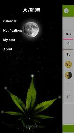 Play 2022 Marijuana Lunar Calendar as an online game 2022 Marijuana Lunar Calendar with UptoPlay