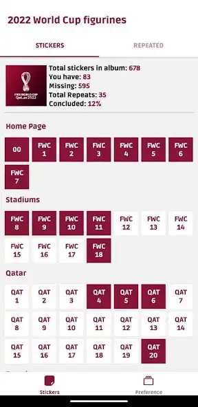 Play 2022 World Cup Stickers as an online game 2022 World Cup Stickers with UptoPlay