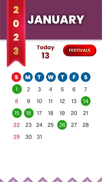 Play 2023 Calendar :English  Hindi as an online game 2023 Calendar :English  Hindi with UptoPlay