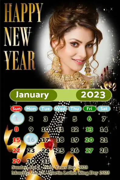 Play 2023 Calendar Photo Frame as an online game 2023 Calendar Photo Frame with UptoPlay