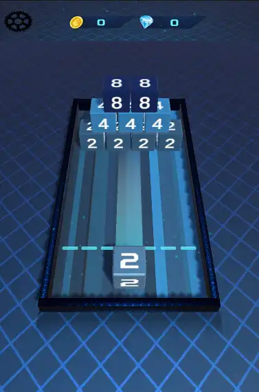 Play 2048 3D Cube Diamonds Winner as an online game 2048 3D Cube Diamonds Winner with UptoPlay