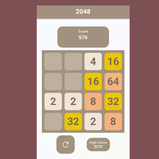 Play 2048 (ad-free) as an online game 2048 (ad-free) with UptoPlay
