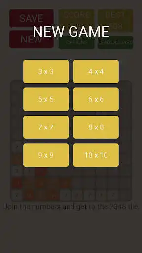Play 2048 All Sizes (3x3 to 10x10)  and enjoy 2048 All Sizes (3x3 to 10x10) with UptoPlay