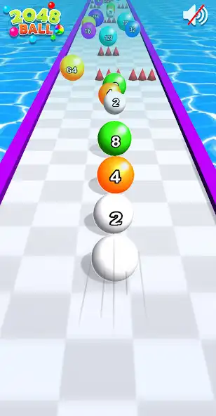 Play 2048 Ball Run Game  and enjoy 2048 Ball Run Game with UptoPlay