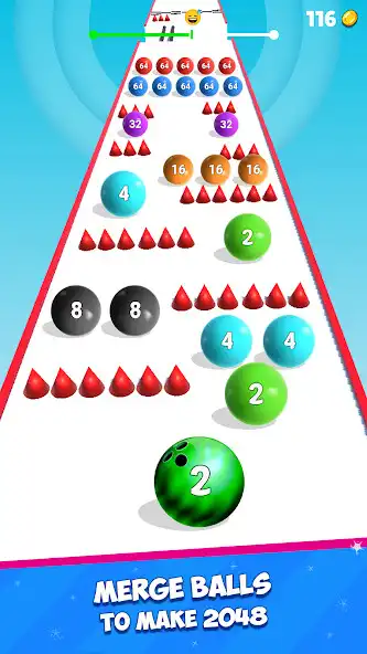 Play 2048 Balls Fun Runner Games  and enjoy 2048 Balls Fun Runner Games with UptoPlay