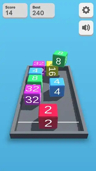 Play 2048 Blocks! 3D as an online game 2048 Blocks! 3D with UptoPlay