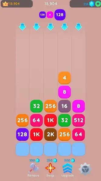 Play 2048 Blocks Merge Stack as an online game 2048 Blocks Merge Stack with UptoPlay