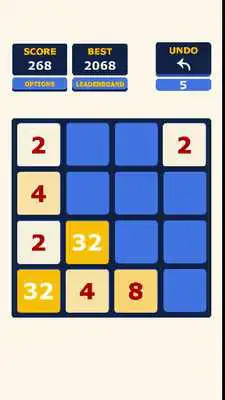Play 2048 Blue