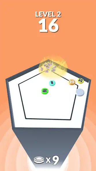 Play 2048 Carrom as an online game 2048 Carrom with UptoPlay