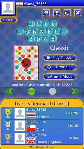 Play 2048 Cell Connect Puzzle