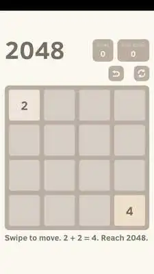 Play 2048 Classical